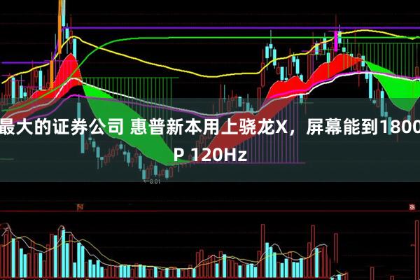 最大的证券公司 惠普新本用上骁龙X，屏幕能到1800P 120Hz